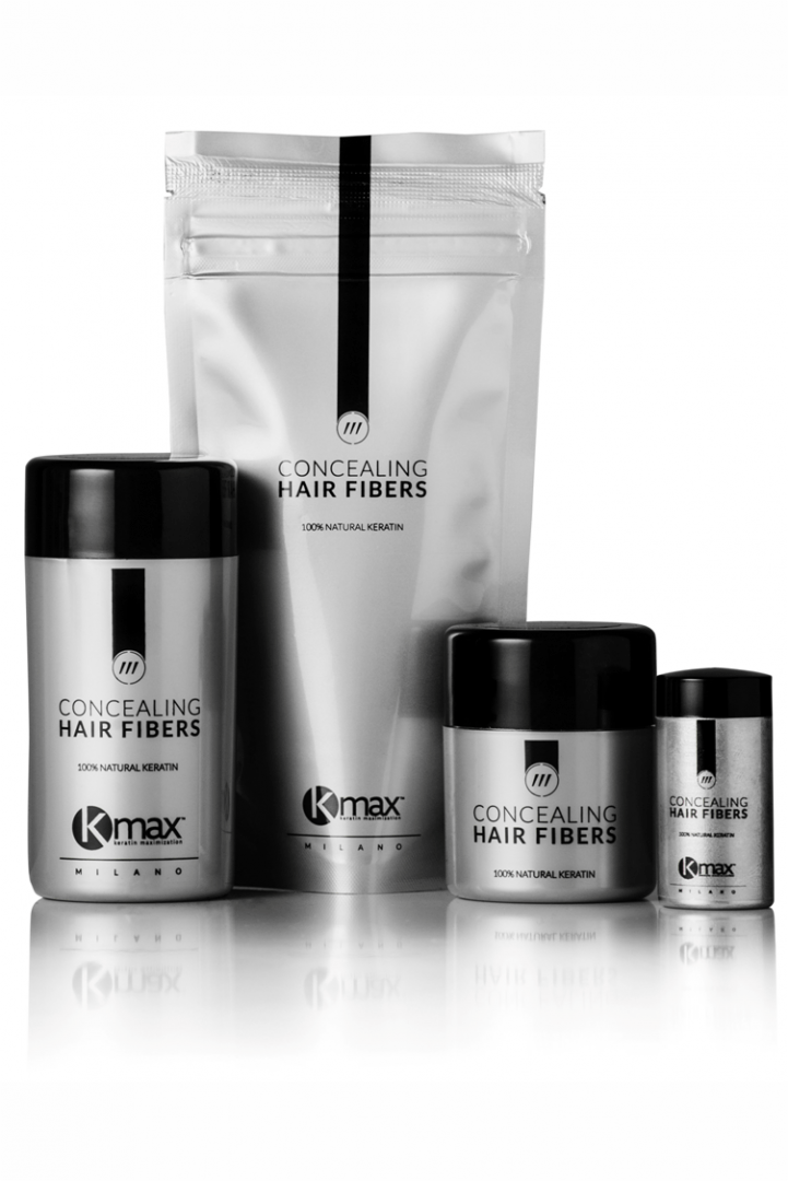 KMax Milano Hair Fibers Refill KMax μικροΐνες πύκνωσης των μαλλιών