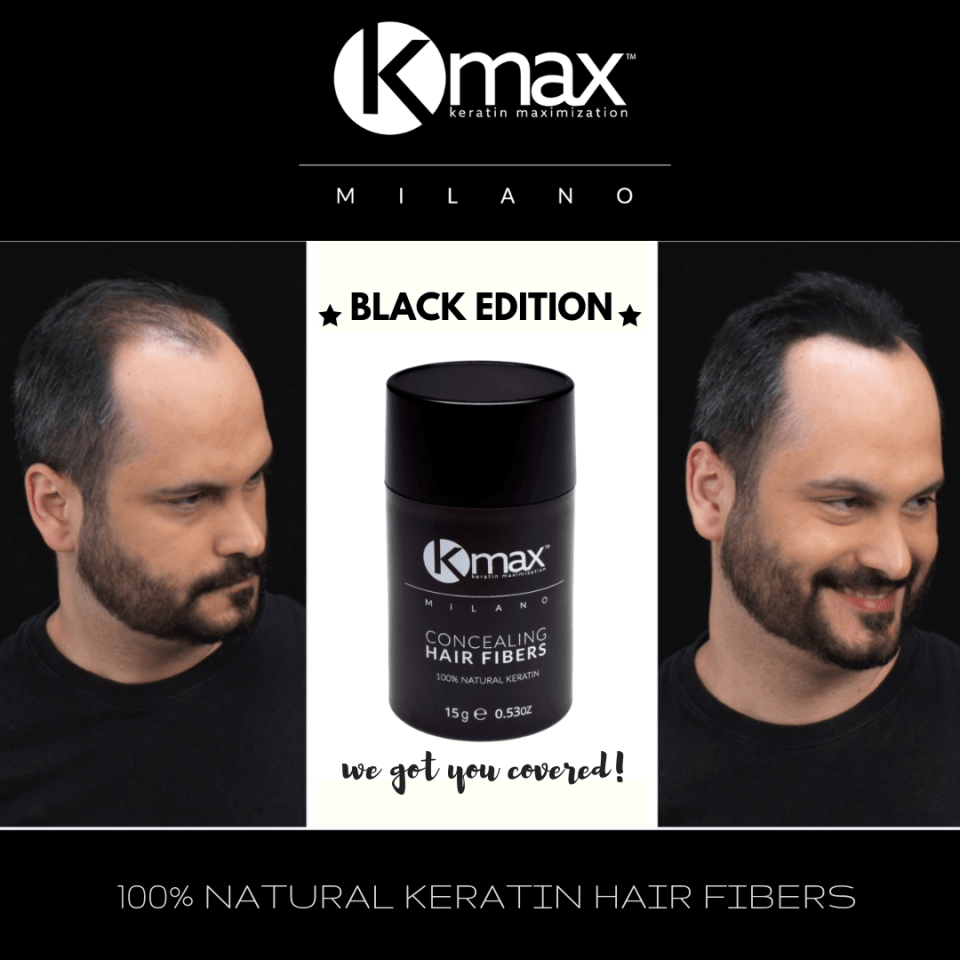 KMax Milano Hair Fibers Regular 15gr KMax ίνες πύκνωσης μαλλιών