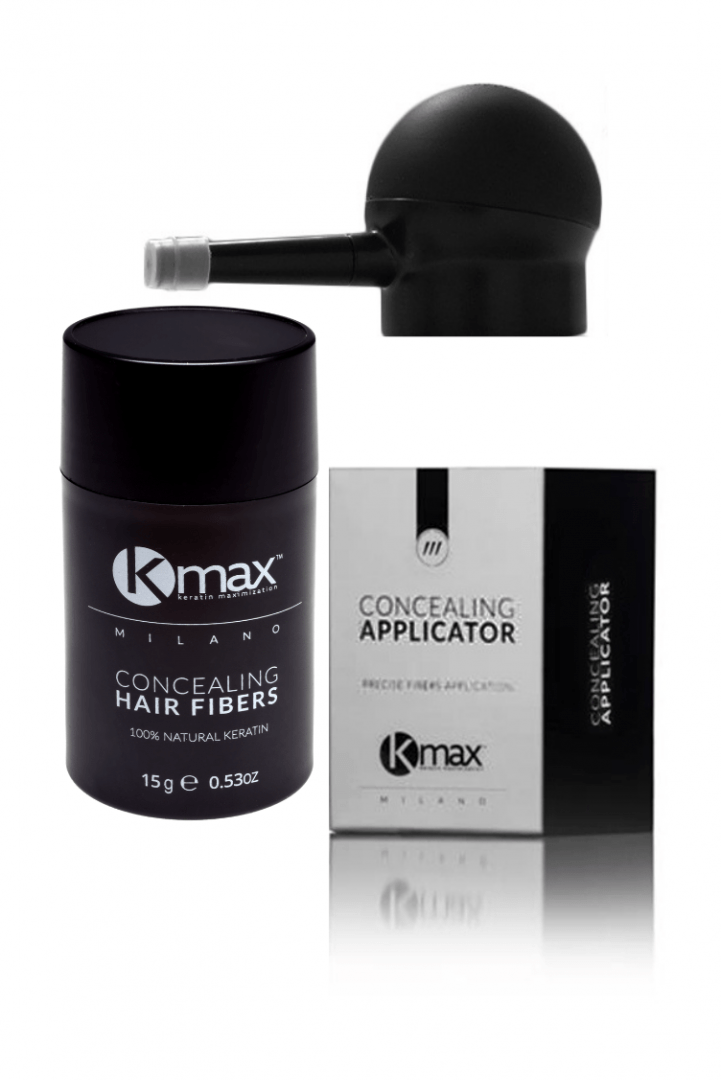 kmax milano starter set καλύπτει τα αραιά μαλλιά σε κάθε στάδιο τριχόπτωσης