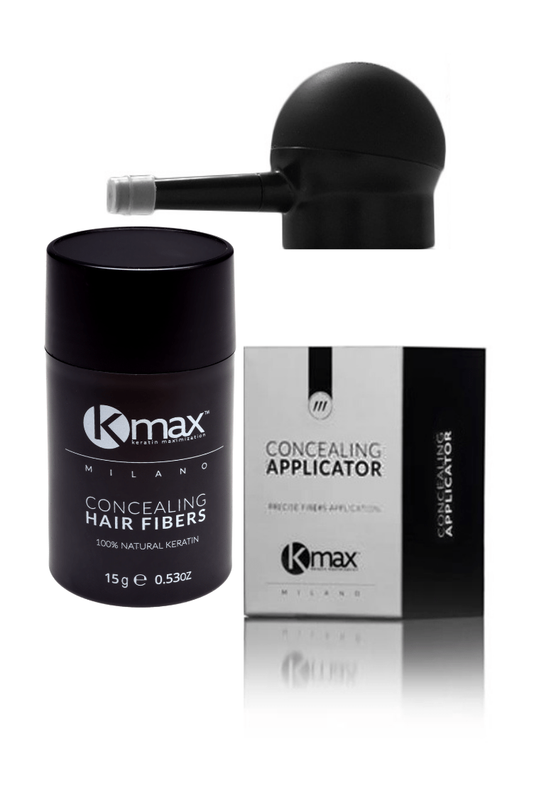KMax Milano Starter Kit – Applicator & Fibers Γκρι Economy 32gr